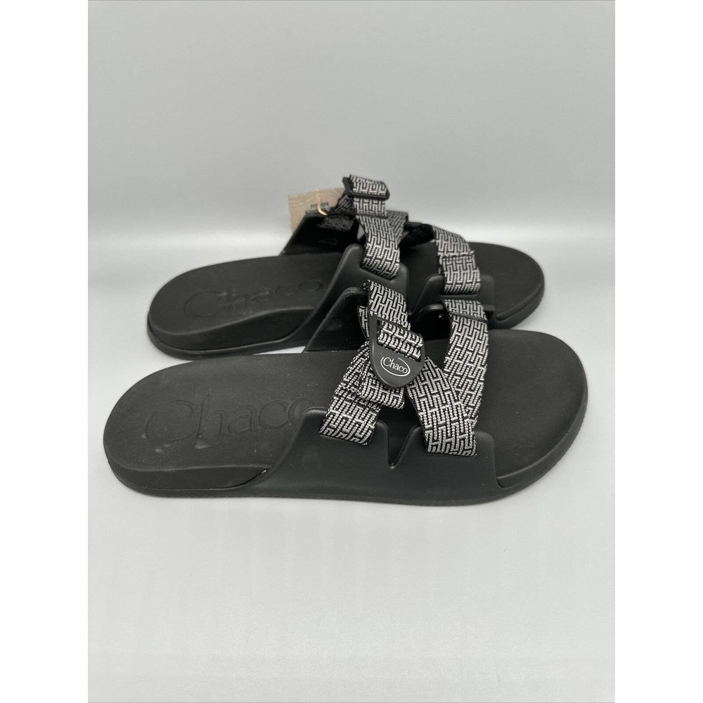 Chaco Chillos Slide Black/Grey Comfort Sandal JCH108445 Men's US‎ Sz 13